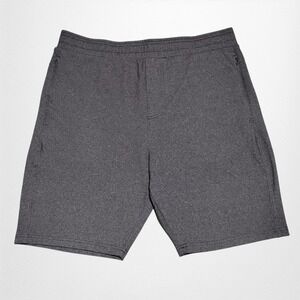Public Rec Gamechanger Shorts Men 38 Heather Charcoal Performance Stretch Casual